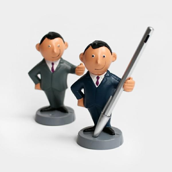 ペンスタンド ペン立て 1本 おしゃれ 紳士ペンスタンド オブジェ