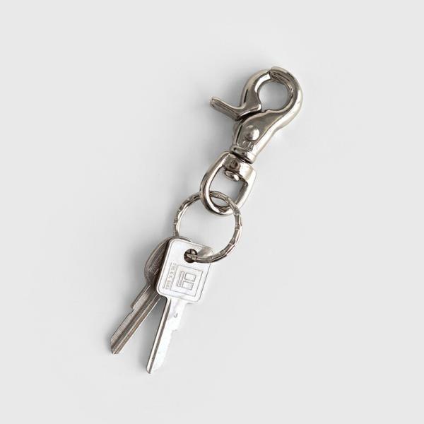 キーホルダー キーリング カラビナ 鍵 シルバー シンプル BUFF バフ Silver Snap