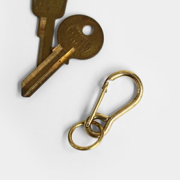 キーホルダー キーリング カラビナ ゴールド シンプル BUFF バフ Carabiner Key ...