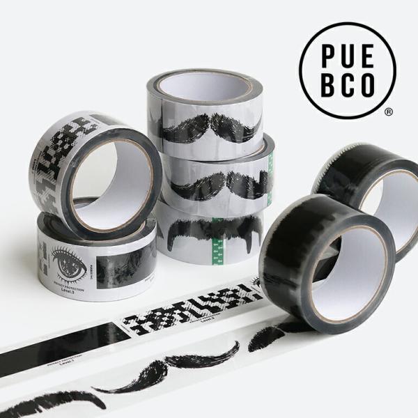 テープ ガムテープ クリアテープ パッキング 透明 イラスト デコレーション PUEBCO プエブコ...