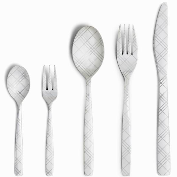 カトラリーセット DRESS 5本セット ステンレス カトラリーセット ドレス フルセット チェック