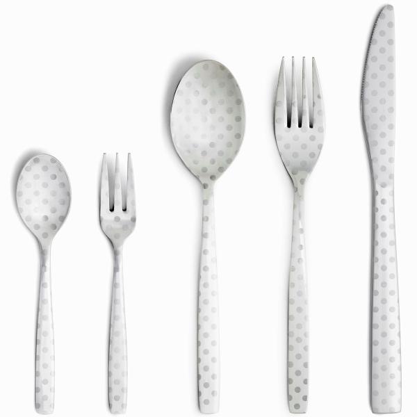 カトラリーセット DRESS 5本セット ステンレス カトラリーセット ドレス フルセット 水玉