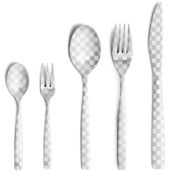 カトラリーセット DRESS 5本セット ステンレス カトラリーセット ドレス フルセット 市松