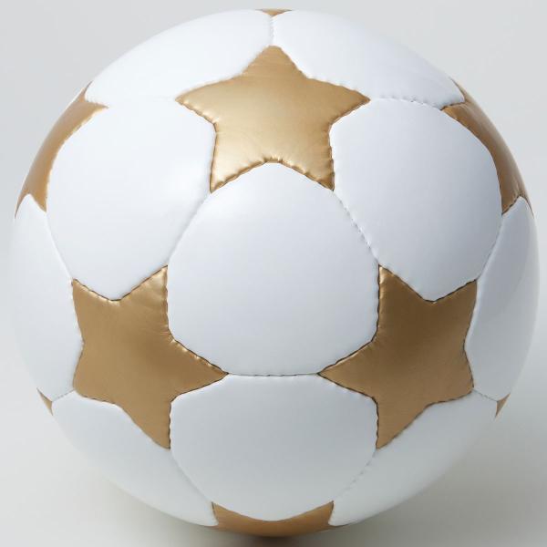 フットサルボール STAR BALL サッカーボール フットサルボール スターボール ゴールド/ホワ...