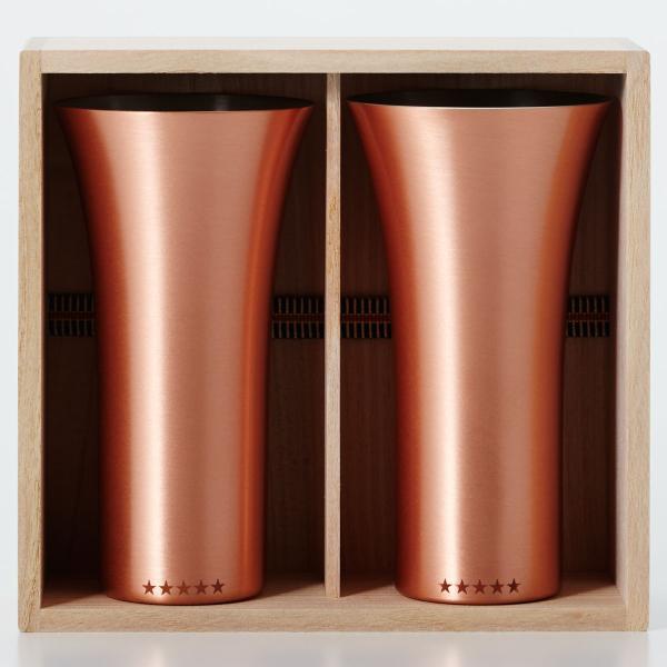 銅製タンブラー WDH 純銅製タンブラー 2個セット 銅製ビールグラス 銅製ビアグラス 銅製カップ ...
