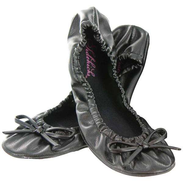 携帯シューズ FITKICKS サイドキックス Mサイズ ルームシューズ レディース 収納ポーチ 携...