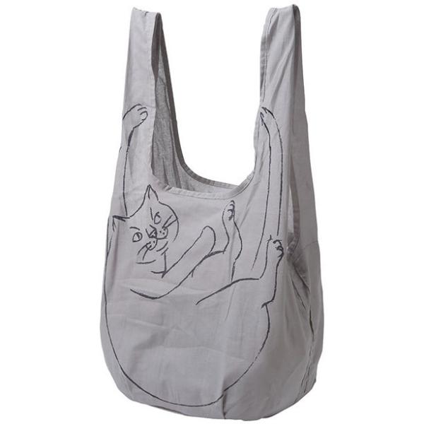 猫イラスト ルートート EU.ルーショッパーグランデ.マルシェ-A ネコ ねこ 猫 A4サイズ収納 ...