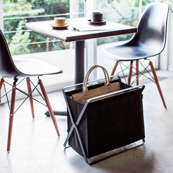 荷物置き 正規品 TOWER タワー 手荷物収納ボックス 手荷物バスケット 折りたたみ おしゃれ 荷...