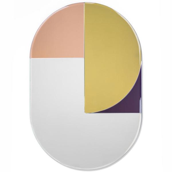 ミラー amabro COLOR MIRROR おしゃれ 壁掛け 鏡 アマブロ ラウンド