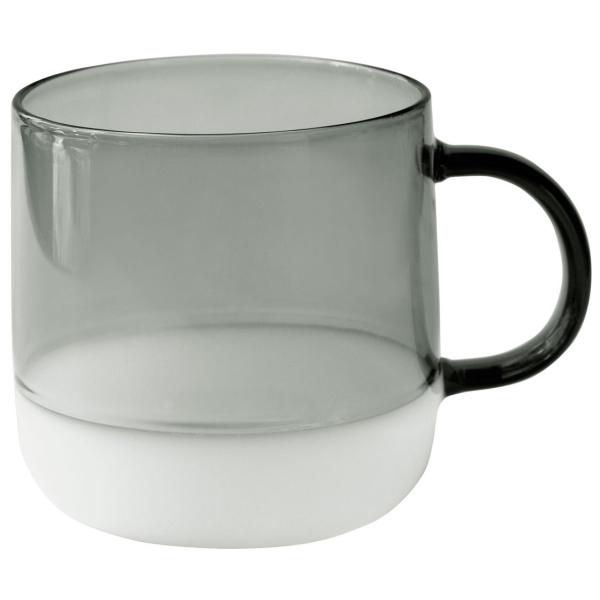 マグカップ amabro TWO TONE MUG 耐熱ガラス製 マグ アマブロ グレー