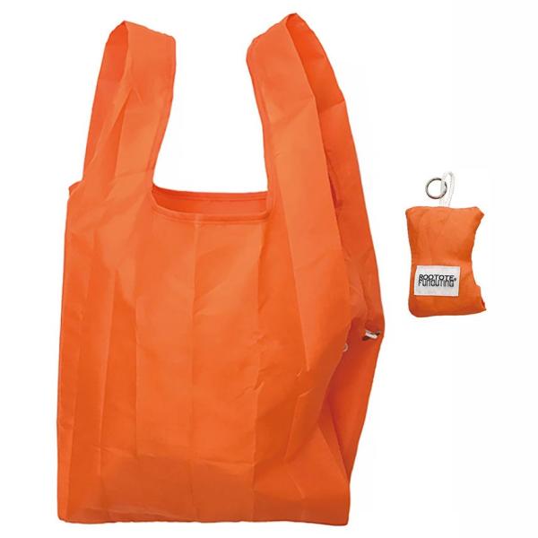 エコバッグ ルートート ルーショッパー レイジー 12リットル ポータブルエコバッグ 携帯 リング付...