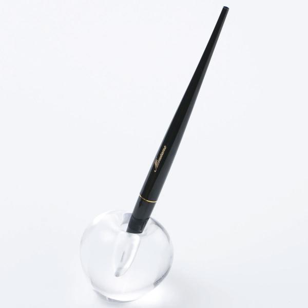 ペン立て 100percent 1本ペン立て MIZUTAMA 高級感 ガラス製 1本差し ペンホル...