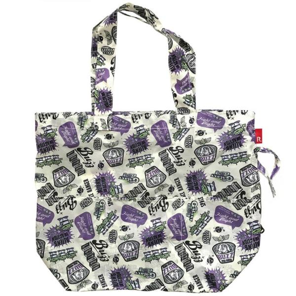 エコバッグ ルートート IP.フリンク ディズニー コンパクト収納 ファスナー開閉 折りたたみ ショ...