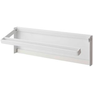 山崎実業 TOWER 片手でカットマグネットキッチンペーパーホルダー ホワイト