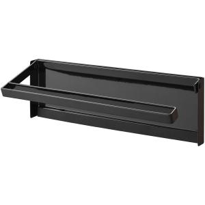 山崎実業 TOWER 片手でカットマグネットキッチンペーパーホルダー ブラック