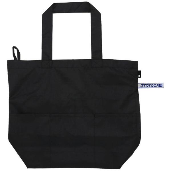 エコバッグ ルートート SN.フリンクリップ-A ファスナー開閉　外側ポケット 大容量 折りたたみ ...