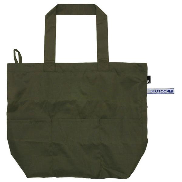 エコバッグ ルートート SN.フリンクリップ-A ファスナー開閉　外側ポケット 大容量 折りたたみ ...