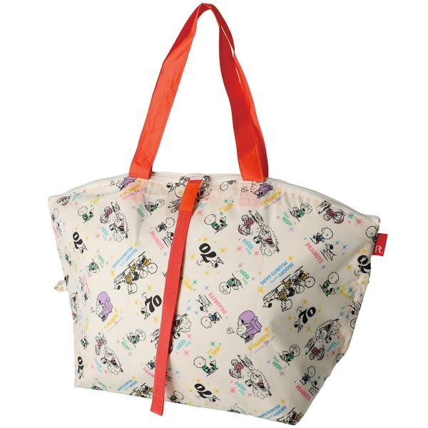 エコバッグ ルートート IP.サーモキーパーバレル ピーナッツ スヌーピー 簡易保冷付き 折りたたみ...