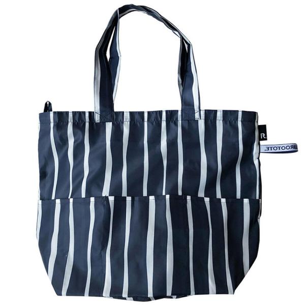 エコバッグ ルートート PT.フリンクズアン-A ファスナー開閉 シンプル 大きめ 折りたたみ ショ...