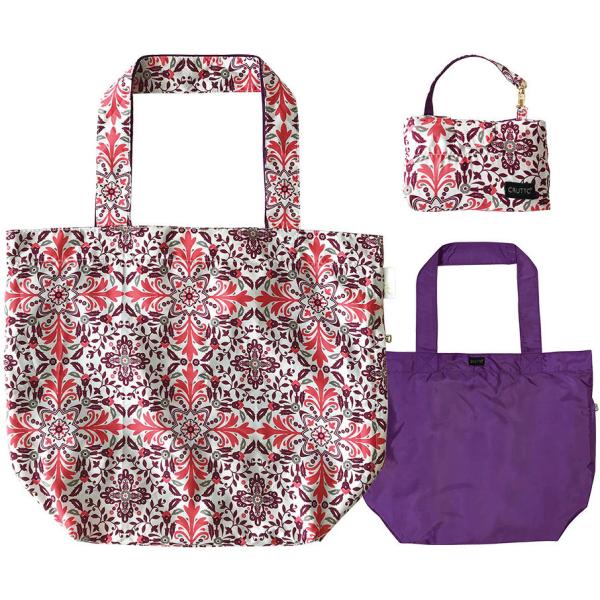 エコバッグ ルートート LT.クルット 軽量 Ａ4収納 リバーシブル コンパクト 折りたたみ ショッ...