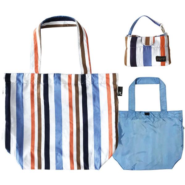 エコバッグ ルートート LT.クルット 軽量 Ａ4収納 リバーシブル コンパクト 折りたたみ ショッ...