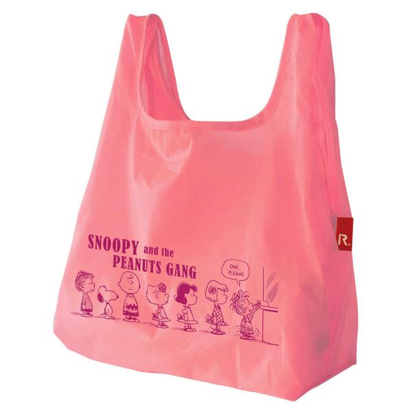 エコバッグ ルートート IP.ルーショッパーミッドリフティー.ピーナッツ-6U スヌーピー コンビニ...