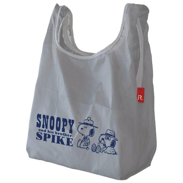 エコバッグ ルートート IP.ルーショッパーミッドリフティー.ピーナッツ-6U スヌーピー コンビニ...