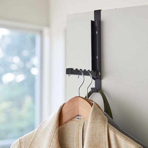 ハンガーラック 正規品 TOWER タワー 使わない時は収納できるドアハンガー おしゃれ シンプル ...