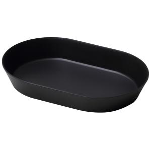 食器 ideaco イデアコ ウスモノ プレート24 オーバル皿 楕円皿 カレー皿 パスタ皿 ワンプレート皿 テーブルウェア おしゃれ 正規品 ブラック