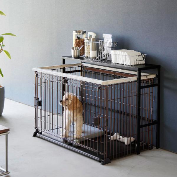 ペットケージ用収納 nooks ヌークス 伸縮ペットケージ上ラック 伸縮 ペット用品 犬用品 ペット...