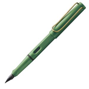 万年筆 正規品 LAMY ラミー サファリ 万年筆 細字 F 2024 数量限定 限定カラー 高級 筆記具 lamy フィールドグリーン ゴールドクリップ｜cdf