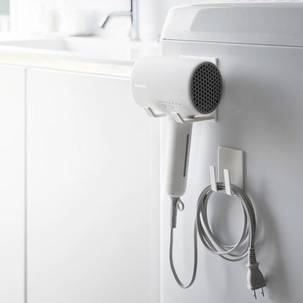 ドライヤーホルダー 正規品 tower タワー マグネットドライヤー＆コードホルダー マグネット収納...