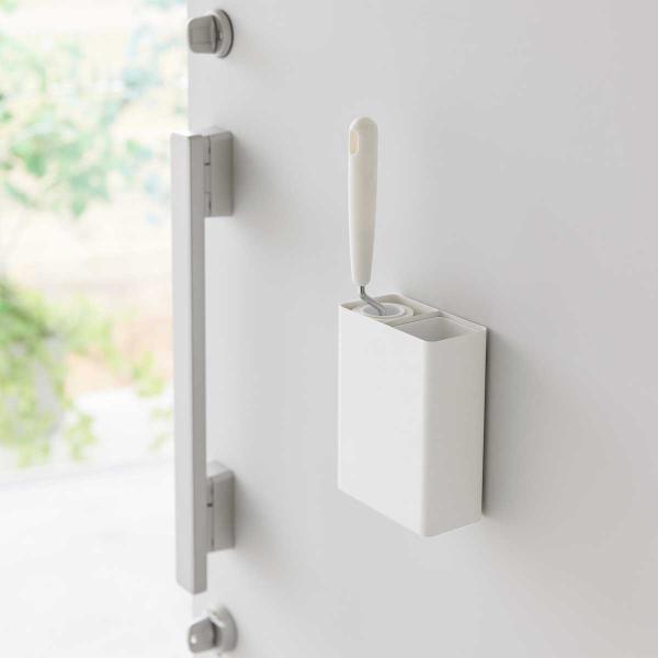 衣類用粘着クリーナースタンド tower タワー マグネット粘着クリーナースタンド収納&amp;ダストボック...