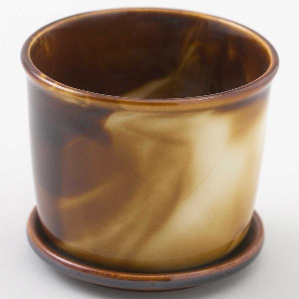 3号ポット 100percent MUG POT - Marble マーブル調 ギフト 多肉植物 植...