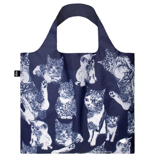 エコバッグ LOQI 正規品 Recycled Bag 撥水加工 トート型 大容量 折りたたみ ロー...