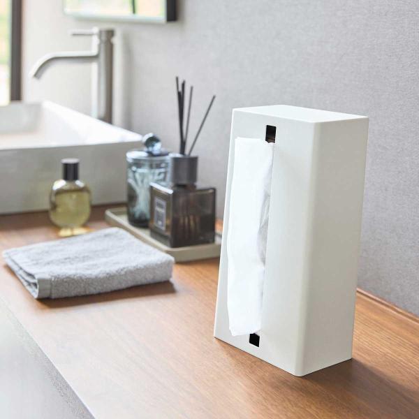 ティッシュケース tower タワー 縦型ティッシュスタンド スリム ペーパータオル対応 ティッシュ...