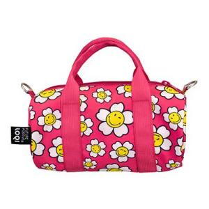 ミニバッグ LOQI 正規品 Small Weekender 日本限定 ショルダー フラワー スマイ...