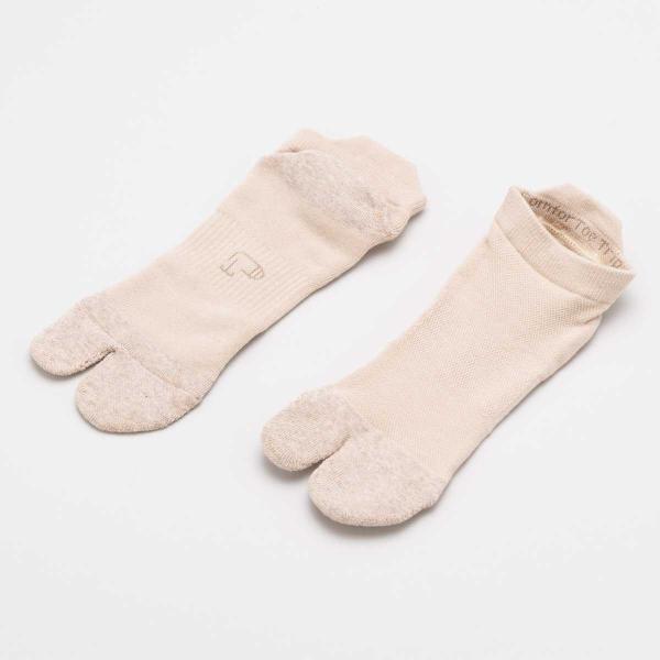 くるぶしソックス 100percent COMFOR TOE - Trip 日本製 足袋ソックス 日...