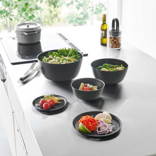 レンジボウル tower タワー 傾けて混ぜやすい調理ボウル 5点セット 電子レンジ対応 電子レンジ...