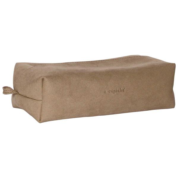 ティッシュケース a.depeche フェルメ ティッシュカバー スエード 吊り下げ スエード 合成...