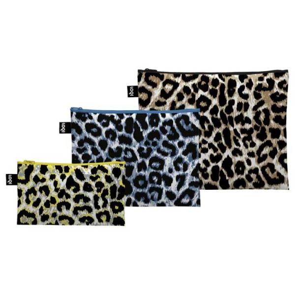 ポーチセット LOQI 正規品 Zip Pockets Recycled ファスナー付き ジップポー...