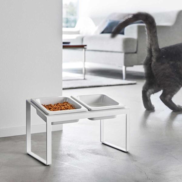 ペットフードボウル nooks ヌークス ペットフードボウルスタンドセット 斜めハイタイプ 犬猫用 ...