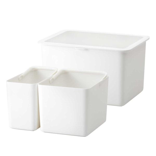 米びつ Like-it ライクイット フタ付きストックケース 米びつ インナーセット 日本製 計量カ...