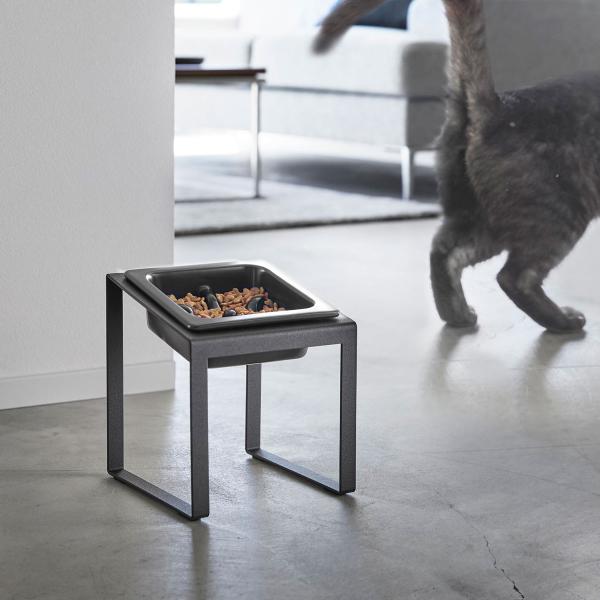 ペットフードボウル nooks ヌークス 早食い防止ペットフードボウルスタンド 斜めハイタイプ 陶器...