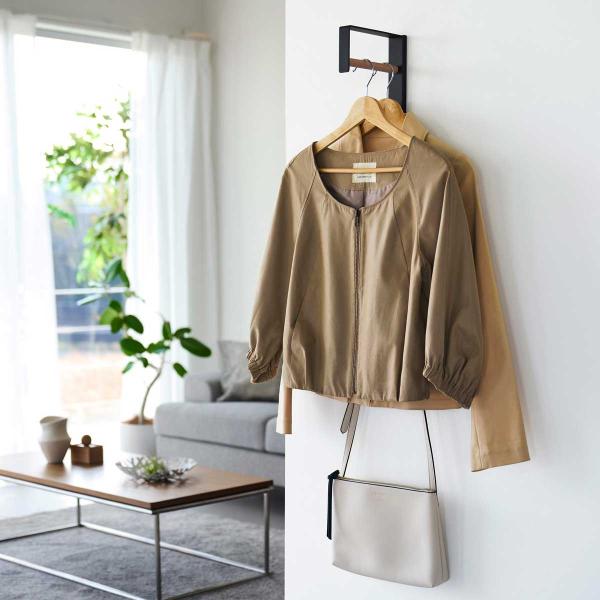 コートハンガー tower タワー 壁付けコートハンガー 壁掛けハンガー コートフック コート掛け ...