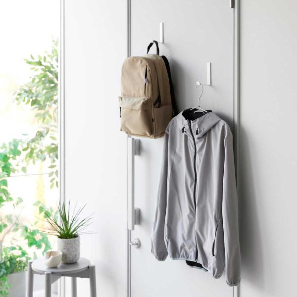 収納フック tower タワー マグネットハンガーフック L 2個組 強力マグネットフック スチール...