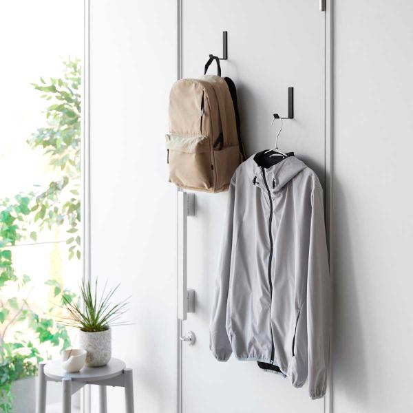 収納フック tower タワー マグネットハンガーフック L 2個組 強力マグネットフック スチール...