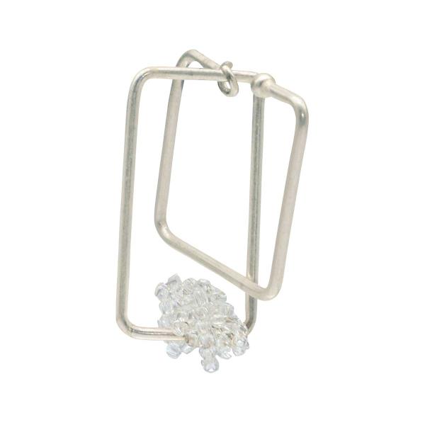 手作りアクセサリー a.depeche sui earcuff square 古代金 真鍮 ハンドメ...