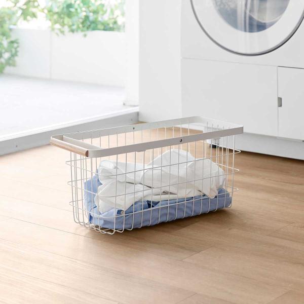 ランドリーバスケット tosca トスカ ランドリーバスケット スリム M スリム 隙間 洗濯かご ...
