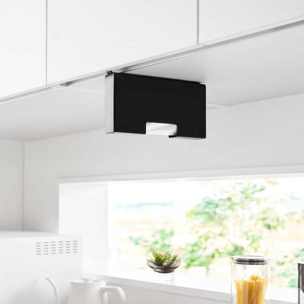 ポリ袋ストッカー tower タワー 戸棚下ポリ袋収納ホルダー スリム S 引っ掛け 吊り下げ戸棚下...